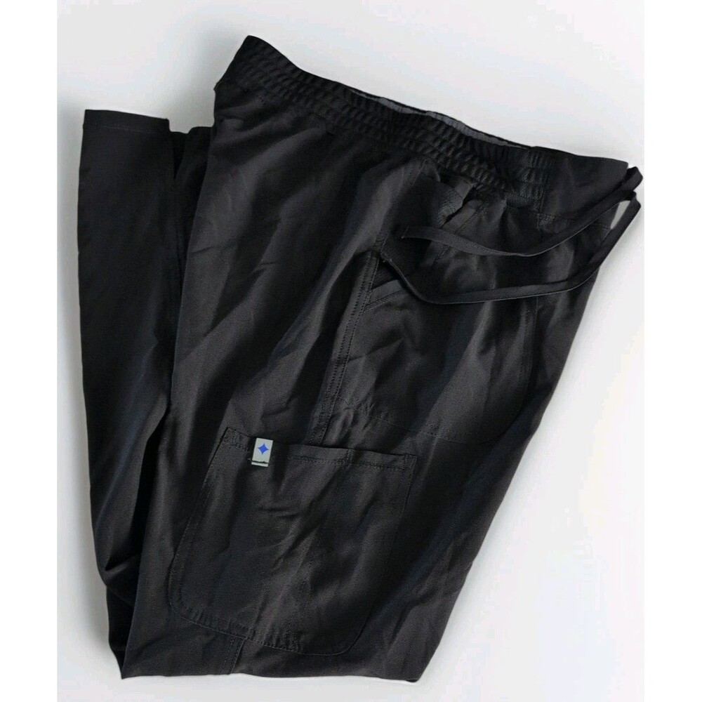 Scrubstar Scrub Bottom Black Jogger Style Pant WM121A Size Small